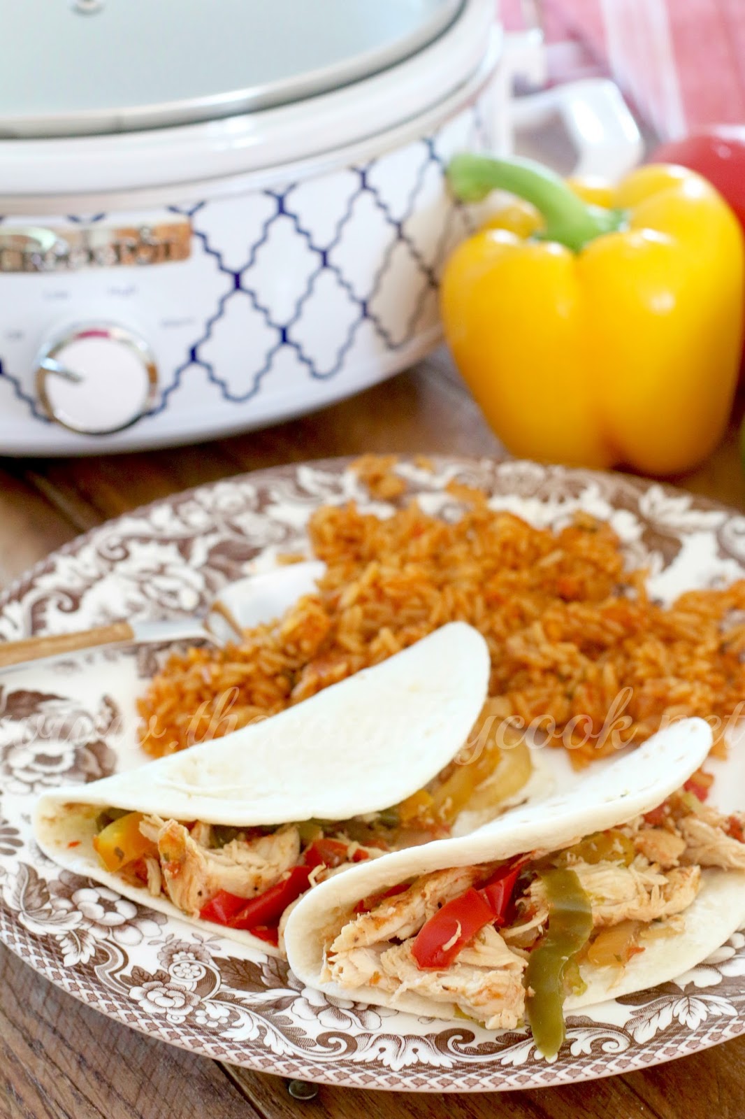 Crock Pot Chicken Fajitas The Country Cook