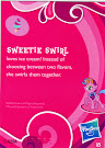 My Little Pony Wave 1 Sweetie Swirl Blind Bag Card
