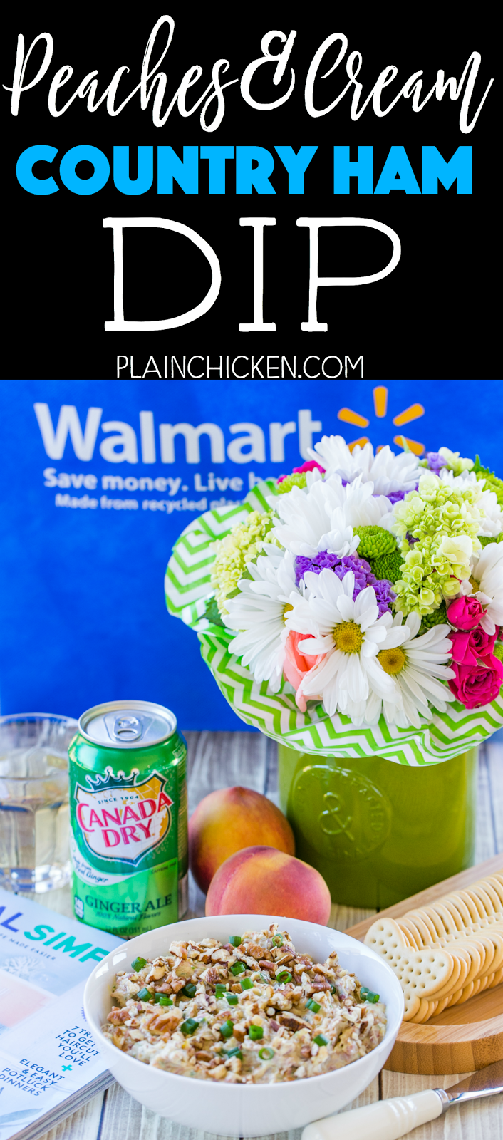 Peaches and Cream Country Ham Dip Plain Chicken®