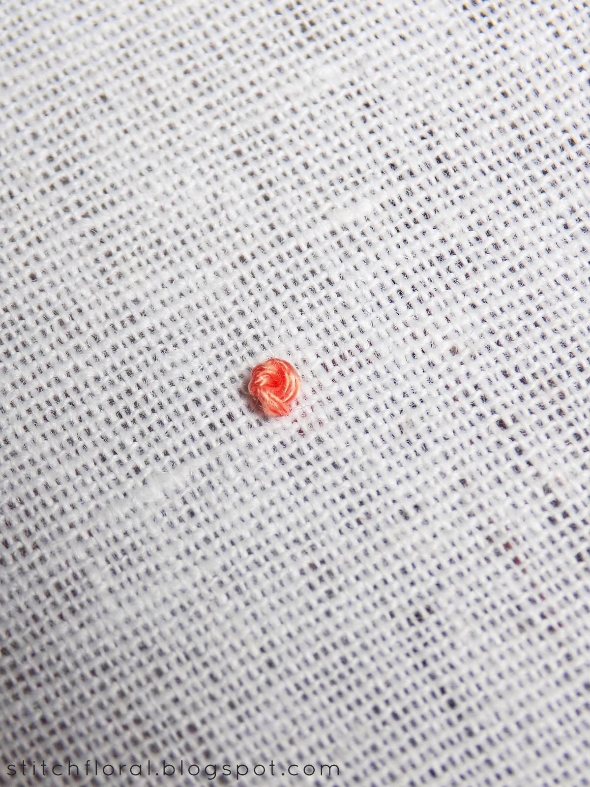 Colonial knot and how's it different from french knot?