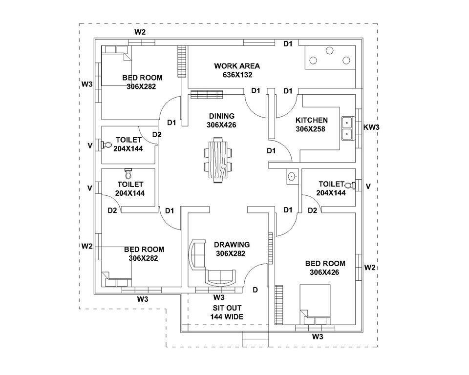 3 Bedroom Low Budget Kerala Home Design In Just 800 Sqft - Kerala Home  Planners