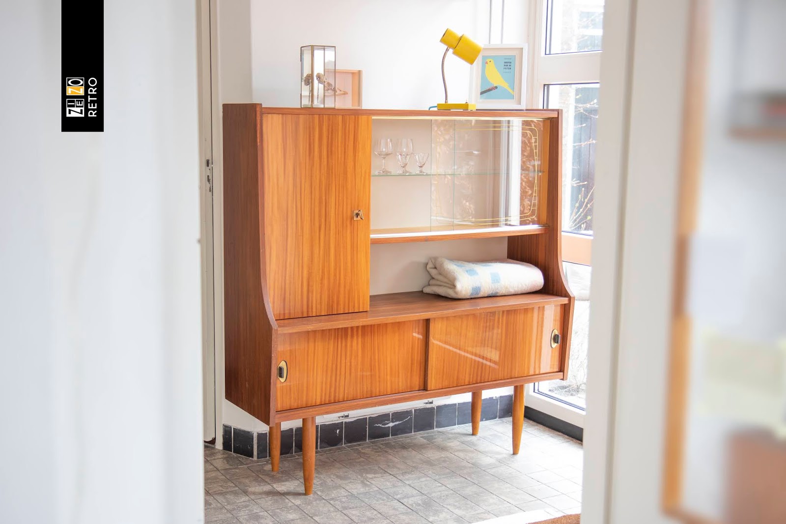 afdeling Hoe Absoluut vintage retro buffetkast oude kast uit jaren 50 60