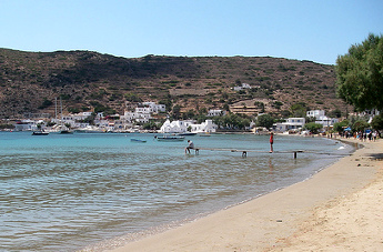 Isla de Sifnos - Islas Griegas Playa de Sifnos - Islas Griegas