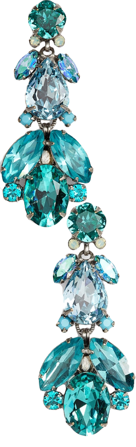 SORRELLI Pine Crystal Drop Earrings