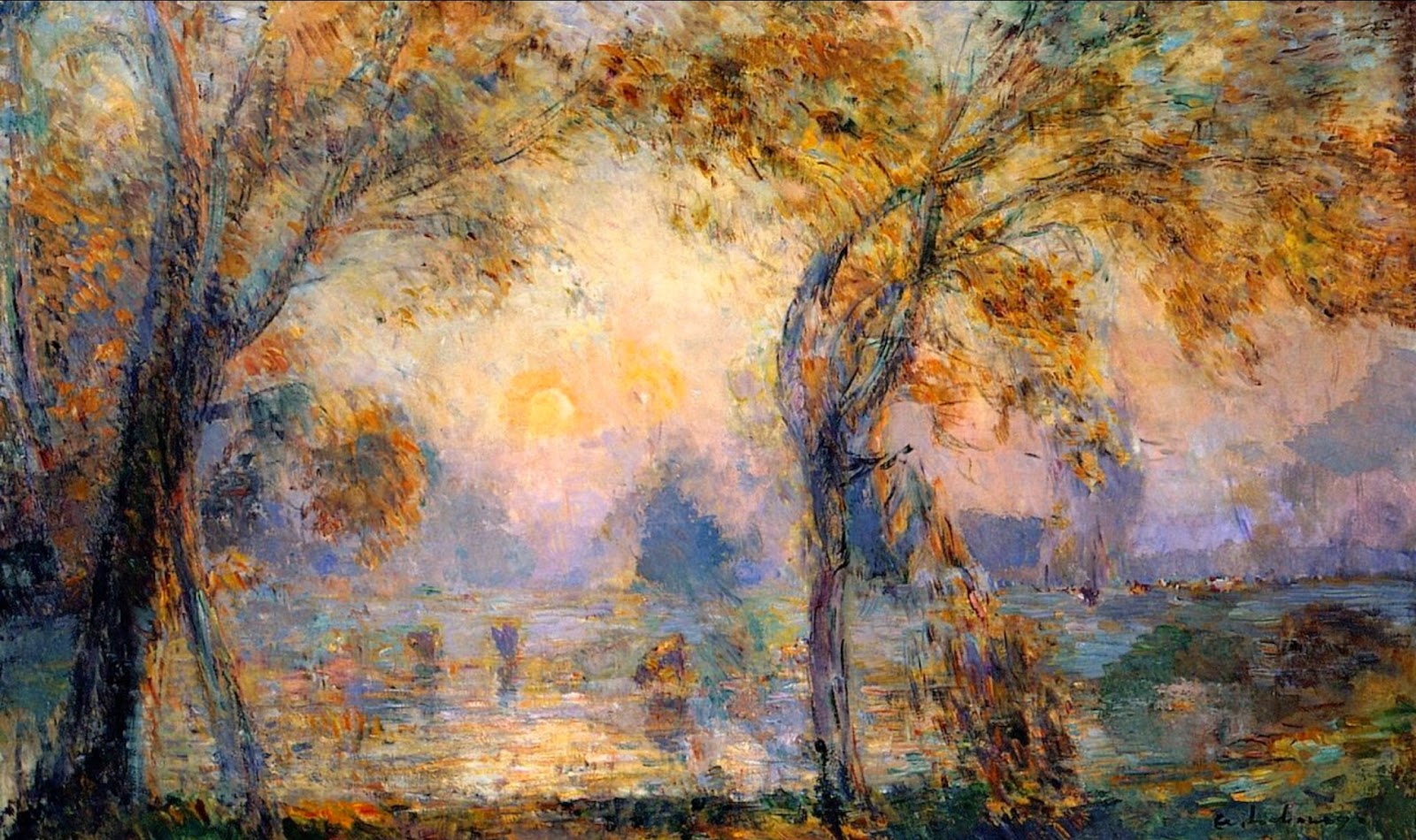 Albert Lebourg Landscape Impressionist / PostImpressionist painter