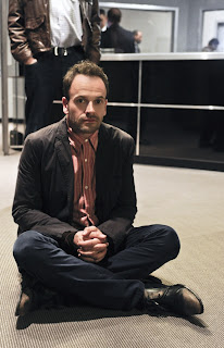 Jonny Lee Miller as Sherlock Holmes in CBS Elementary