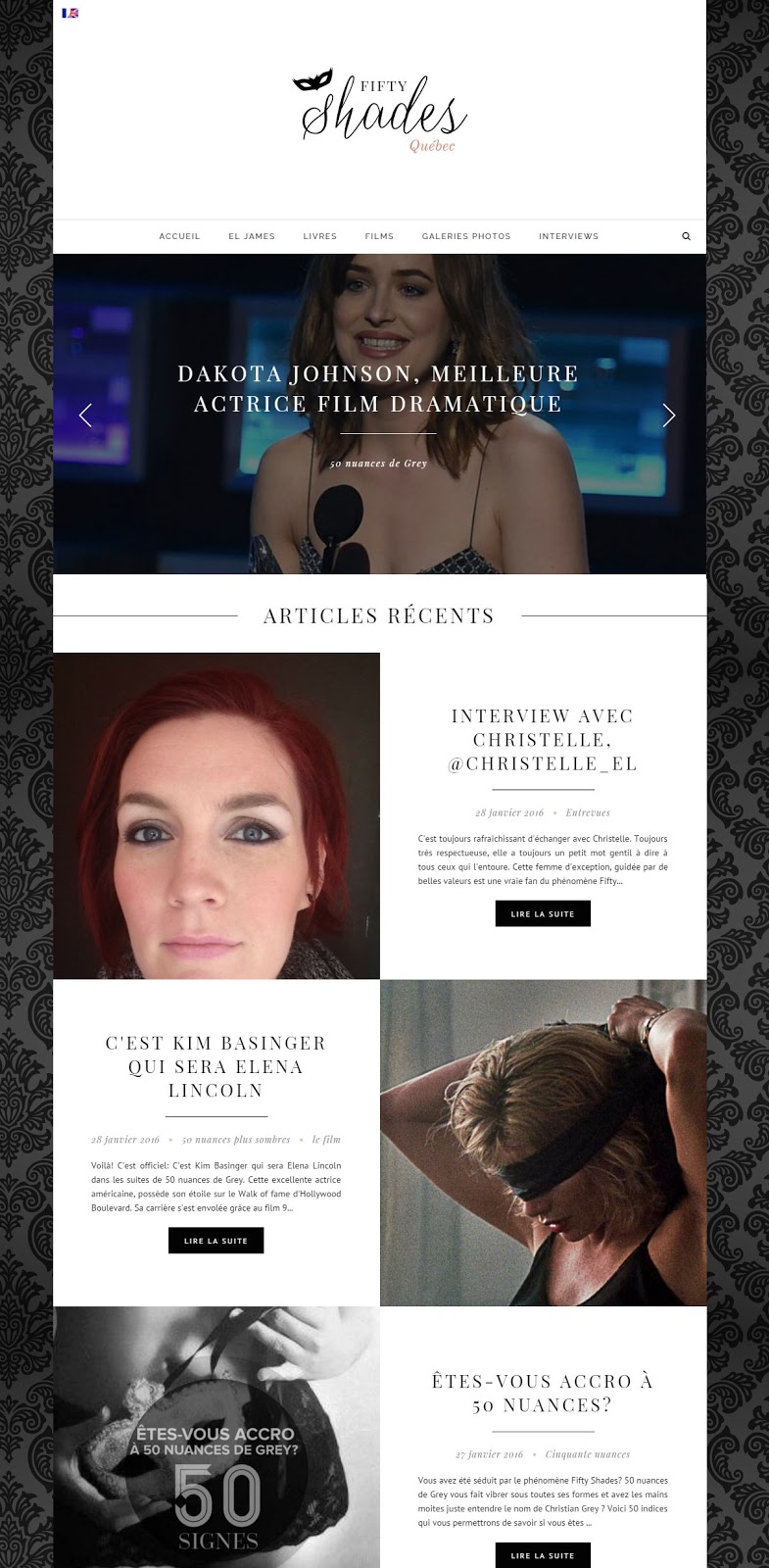 Design : Fifty Shades Québec . Lady Bird Red || http://ladybirdr.blogspot.fr/ Design : Fifty Shades Québec