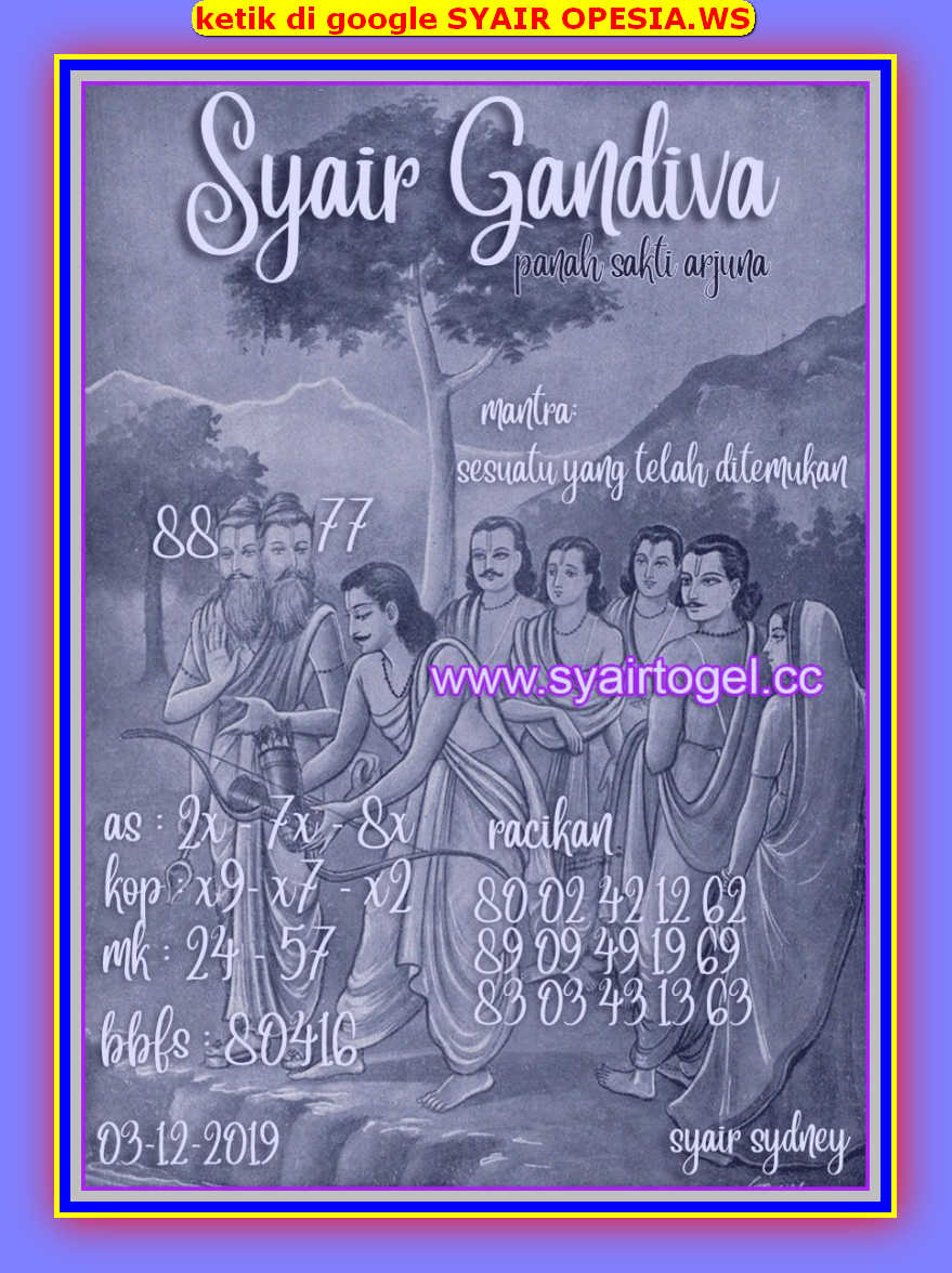 1 New Message Kode Syair Sydney 3 Desember 2019 Forum Syair Togel Hongkong Singapura Sydney