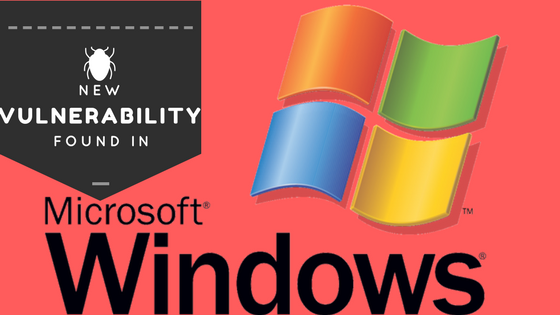  Windows Found A New Vulnerability