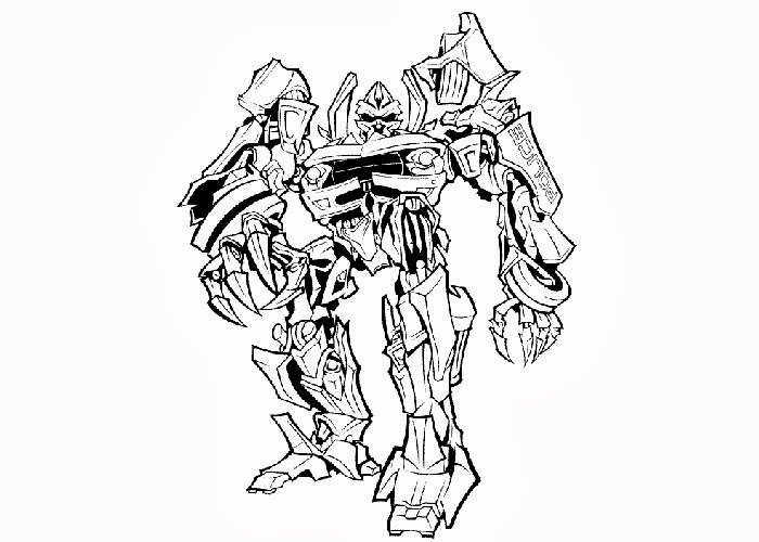 Ironhide Coloring Pages