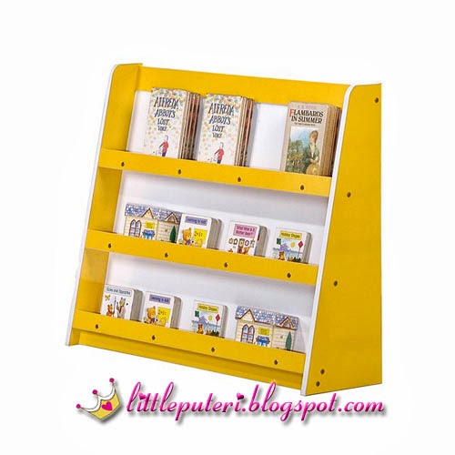 Perabot Tadika ES008 Rak  Display  Buku Kuning