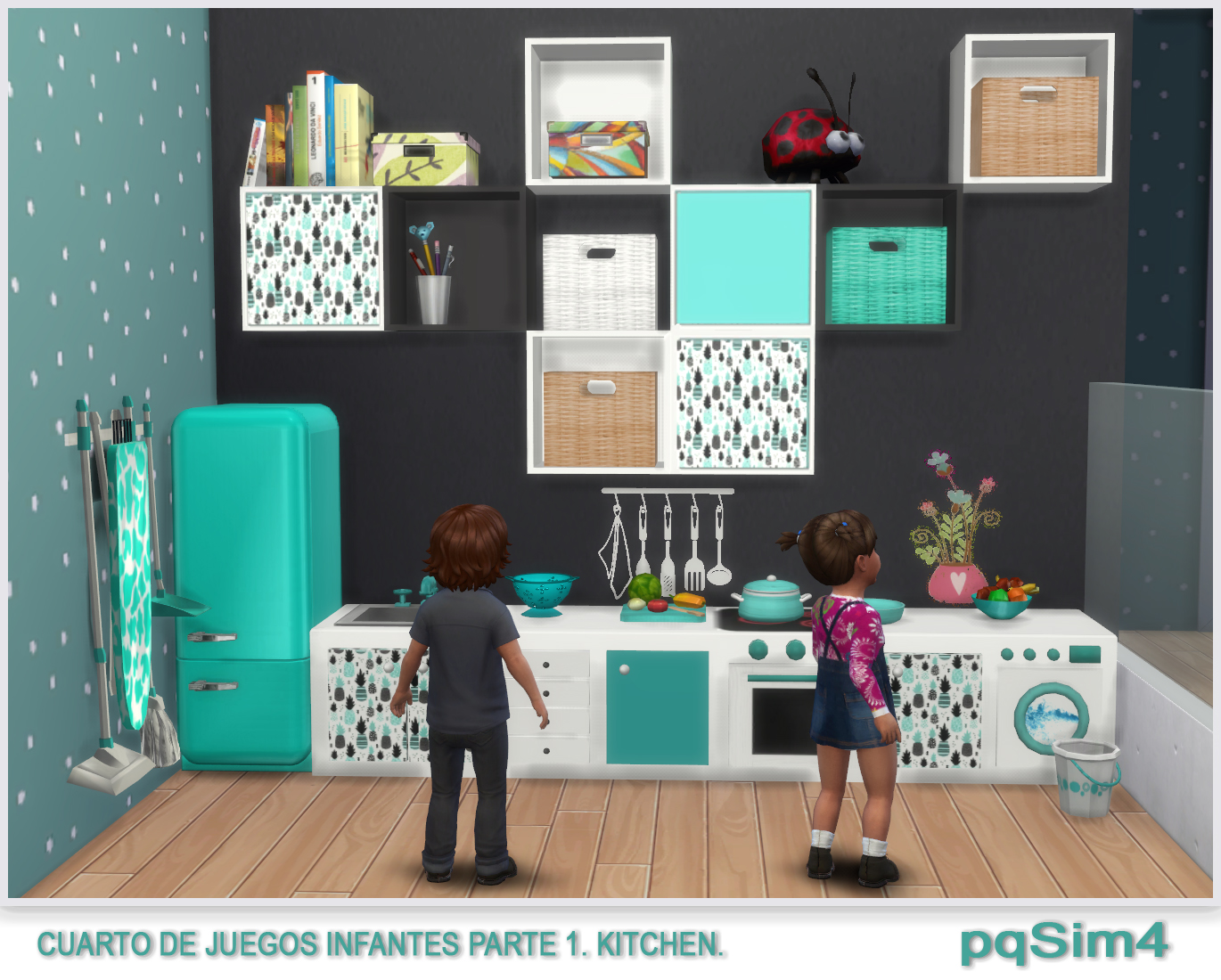 Cuarto de juegos para infantes. Parte 1 Kitchen. Sims 4 Custom ... Cuarto de juegos para infantes. Parte 1 Kitchen. Sims 4 Custom ...