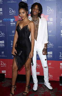 Wiz Khalifa and his stunning Brazilian girlfriend step out on the red carpet (photos)