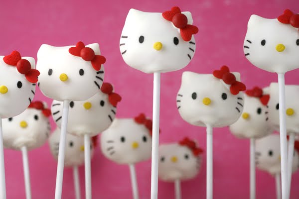 Hello Kitty Cupcakes Ideas. Hello Kitty Cake Pops
