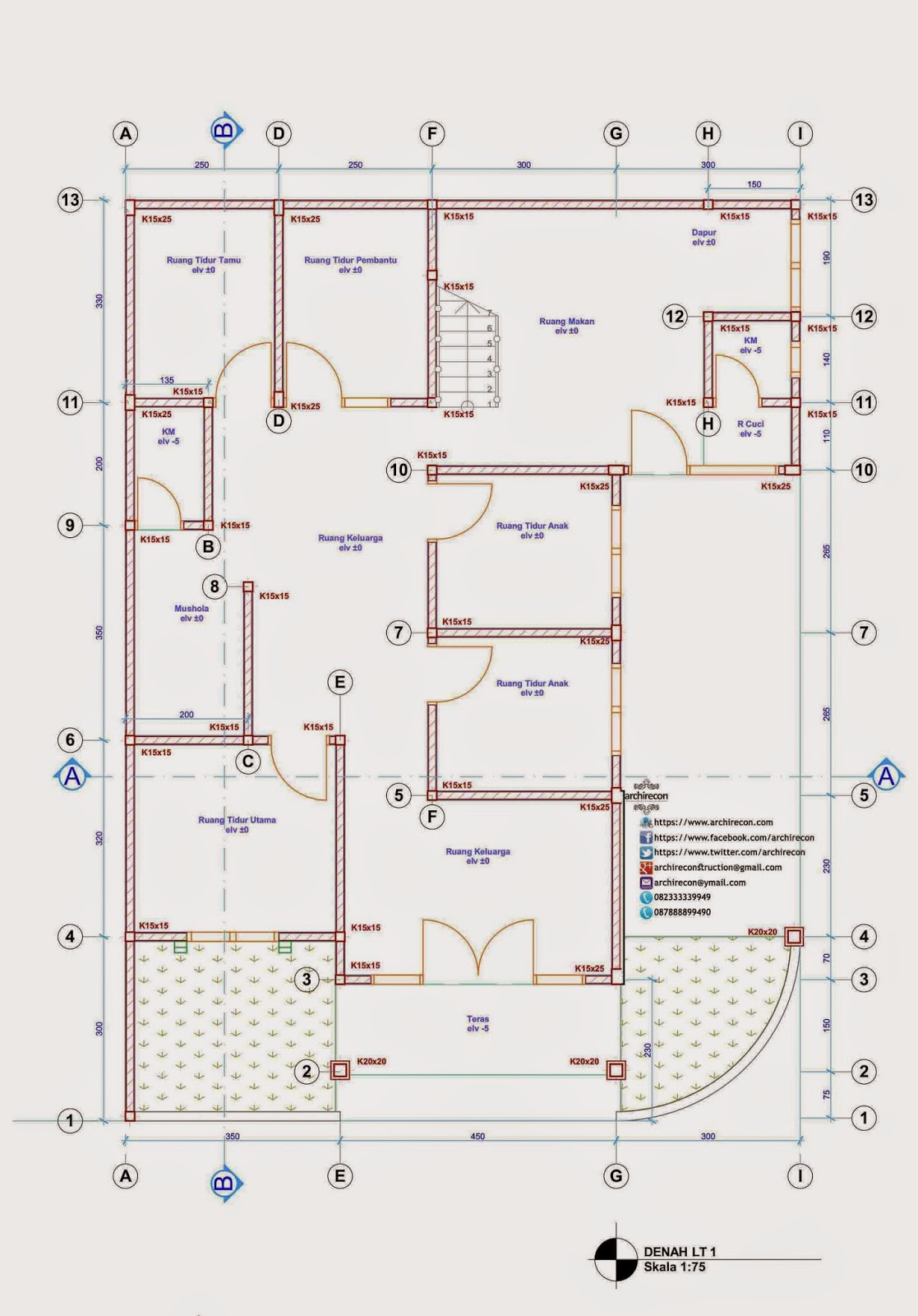 RENOVASI RUMAH BIASA MENJADI RUMAH MINIMALIS DI BUMI MARINA MAS