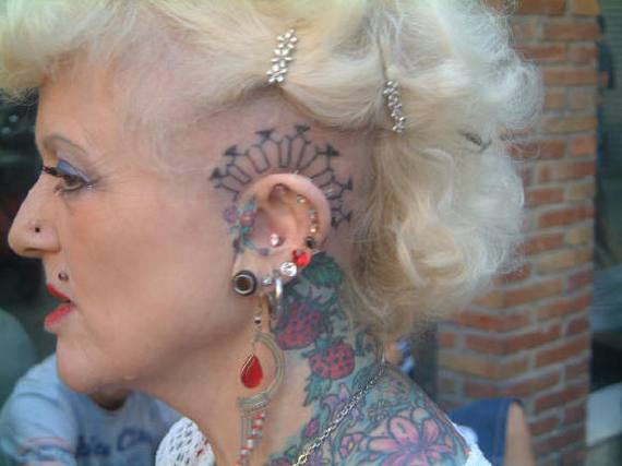 Celebrity and Hairstyle: Female Tattoos
