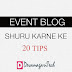 Event Blogging Kya Hai Event Blog Start Karne Ke 20 Tips in Hindi