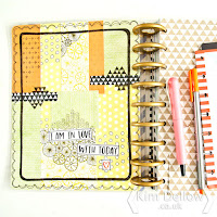 Kim Dellow Altered Happy Planner cover DIY Kim Dellow Altered Happy Planner cover DIY