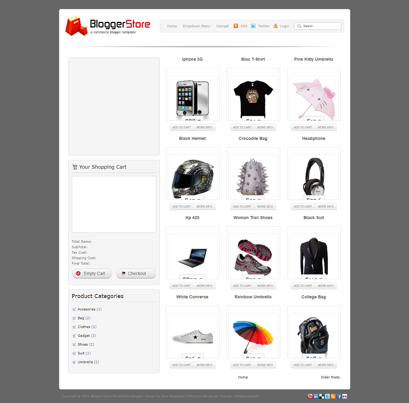 All Posts Zona Template Description