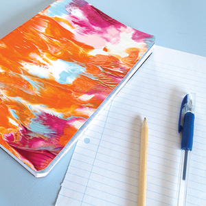 Symmetrical Painting Notebooks DIY Symmetrical Painting Notebooks