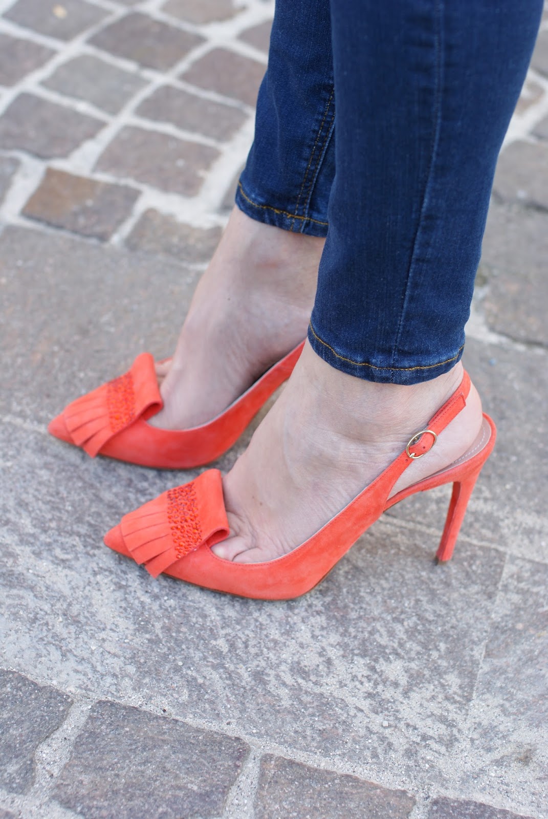 Vittorio Virgili orange shoes on Fashion and Cookies fashion blog, fashion blogger style