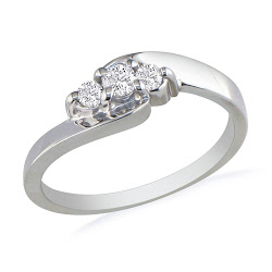 ring diamond promise silver three triple stone heart sterling rings engagement unique 10ct hearts natural cheap superjeweler