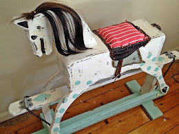 Upcycled Vintage 1960's Circus Horse