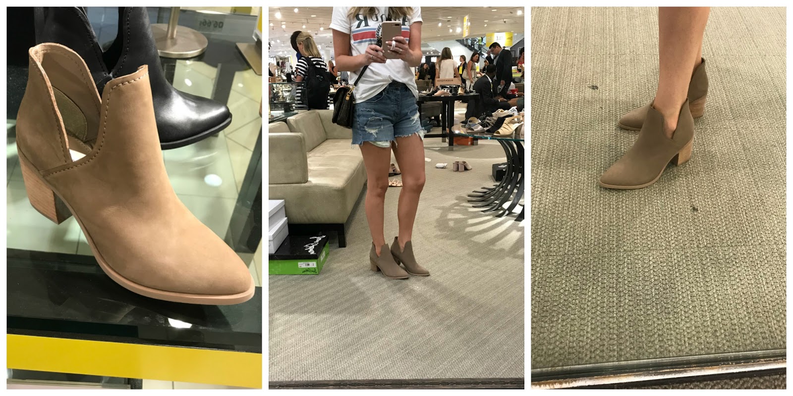 petra open side bootie