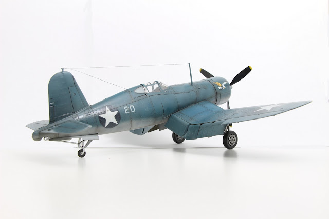 F4U-1 CORSAIR de Tamiya Maquette du F4U-1 CORSAIR de Tamiya au 1/48.