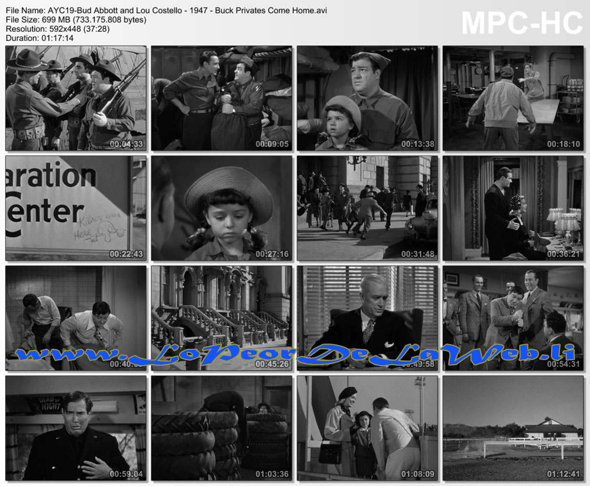 Vuelven los Reclutas (1947 / Abbott y Costello)