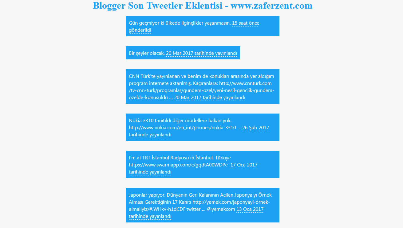 blogger son tweetler eklentisi 2017 blogger son tweetler eklentisi 2017