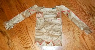 How to make a Native American Indian Dress Tutorial for Kids Costume