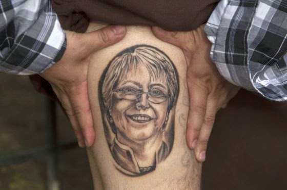 Tatuaje Michelle Bachelet