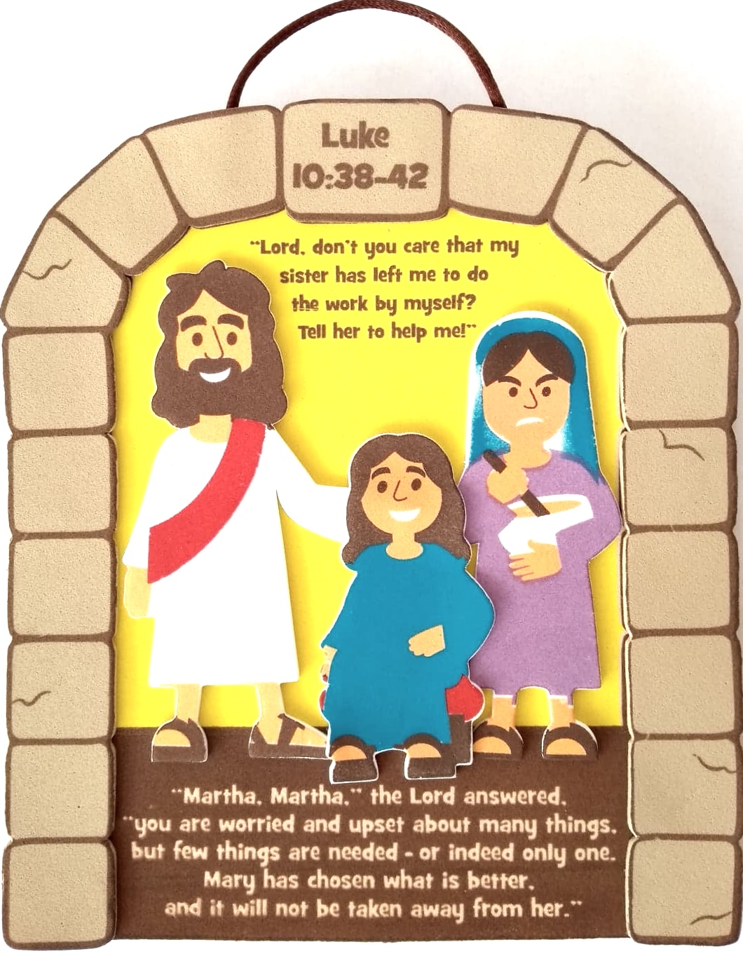 jesus visits mary and martha craft