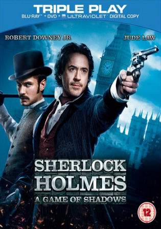 Sherlock Holmes A Game Of Shadows 2011 BRRip 900MB Hindi Dual Audio 720p