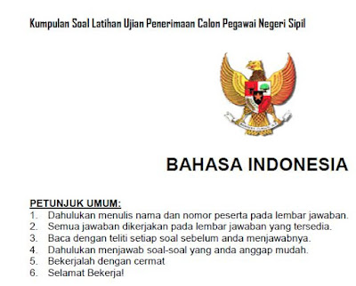 Soal dan Jawaban Bahasa Indonesia Tes Selesksi CPNS Soal dan Jawaban Bahasa Indonesia Tes Selesksi CPNS