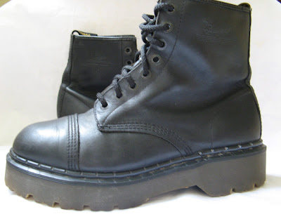 mens black boots size 11
