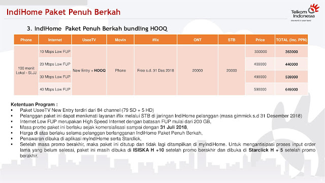 PAKET INDIHOME PENUH BERKAH INDIHOME PASURUAN 2018