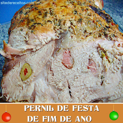 Pernil de festa de fim de ano