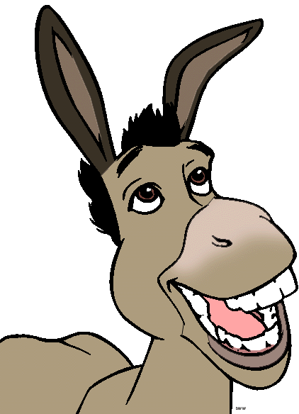 funny donkey clipart - photo #27