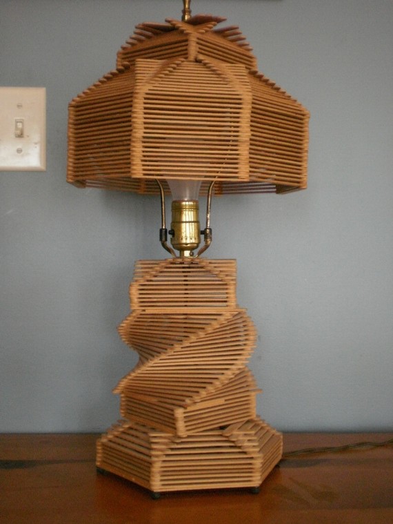 Lampu kamar cantik dari stik es krim | Hal-Lima