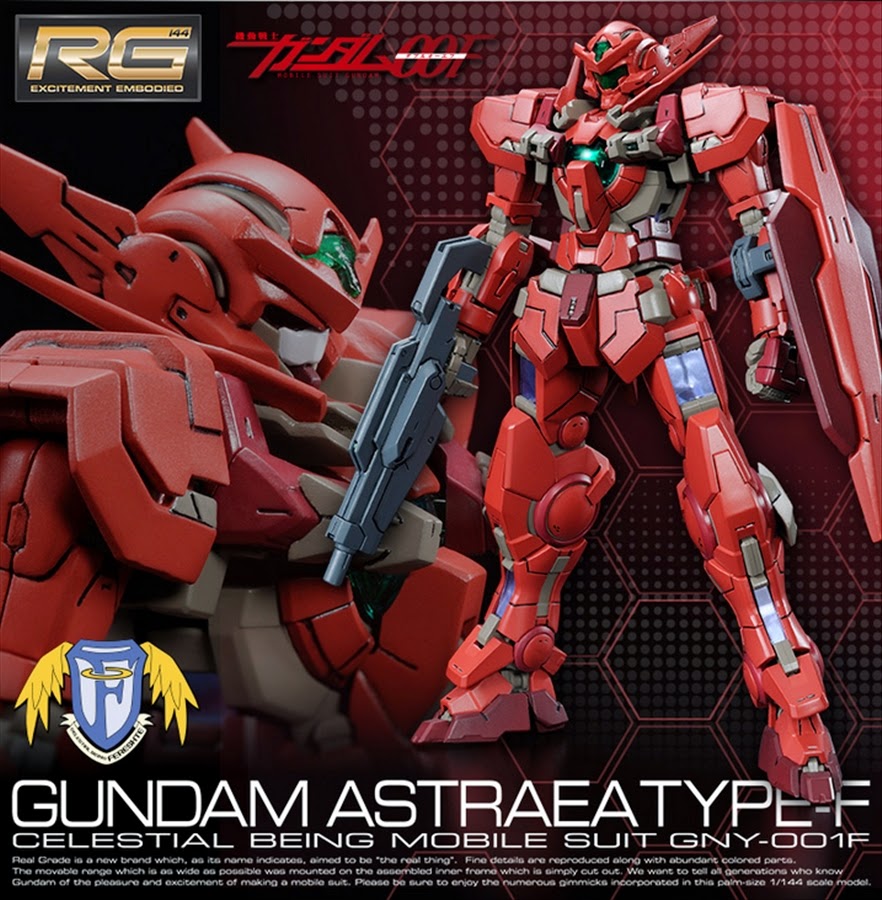 P-Bandai: RG 1/144 Gundam Astraea Type-F - Promo Images and