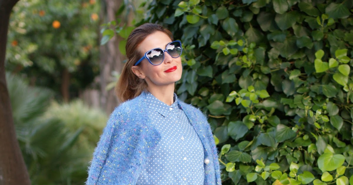 Blue Serenity look: denim midi skirt, star print shirt | Fashion and ...