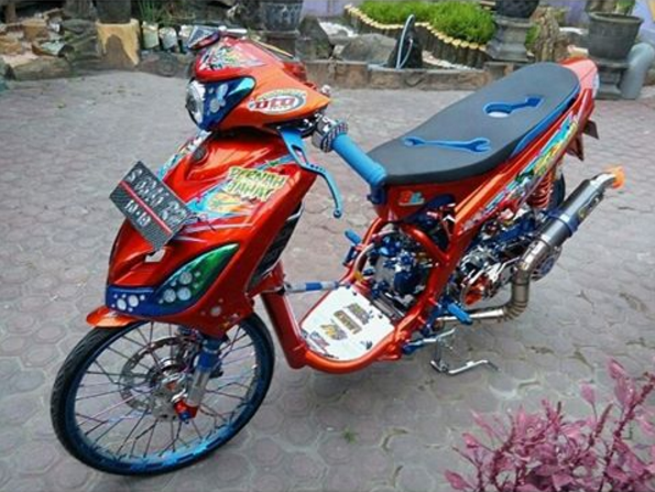 Info Penting 47+ Modifikasi Mio Drag Harian