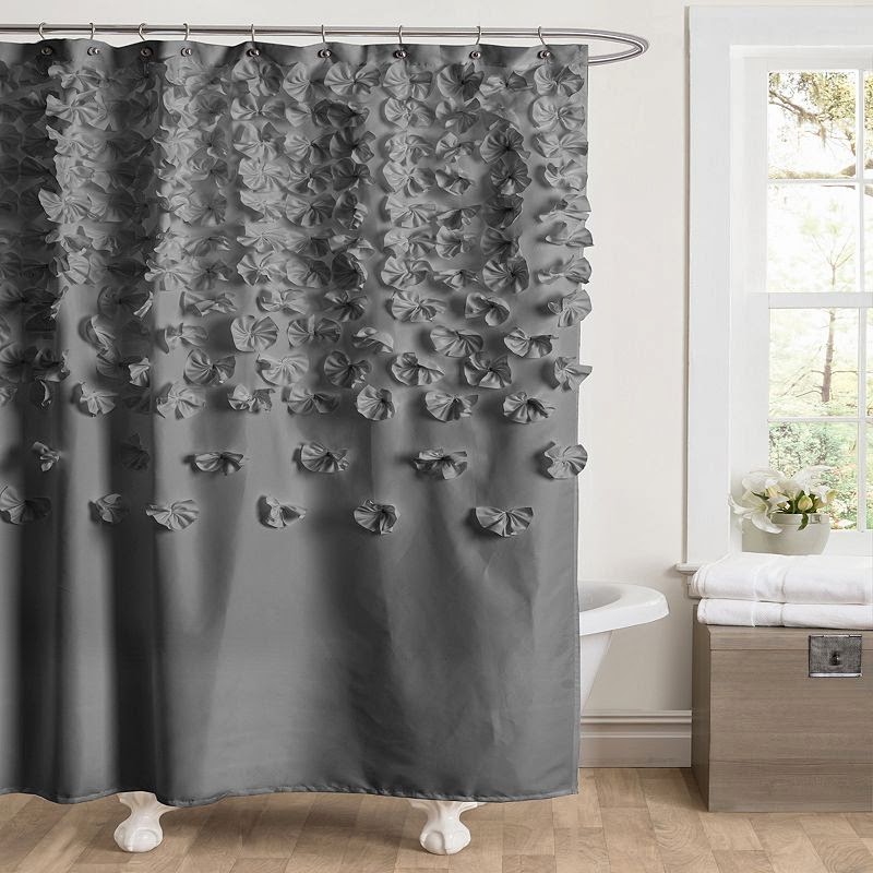 Maytex Mills Shower Curtain Cheap Ruffle Shower Curtain