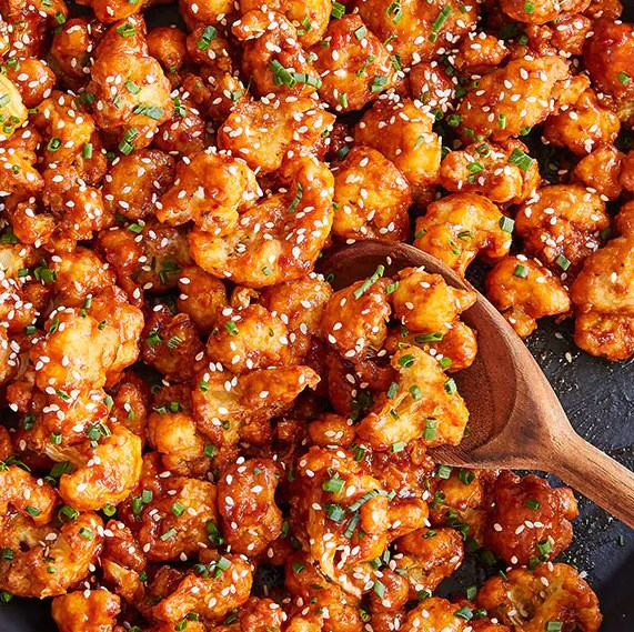 Korean-Style Popcorn Cauliflower #koreanrecipe #vegetarian Korean-Style Popcorn Cauliflower #koreanrecipe #vegetarian