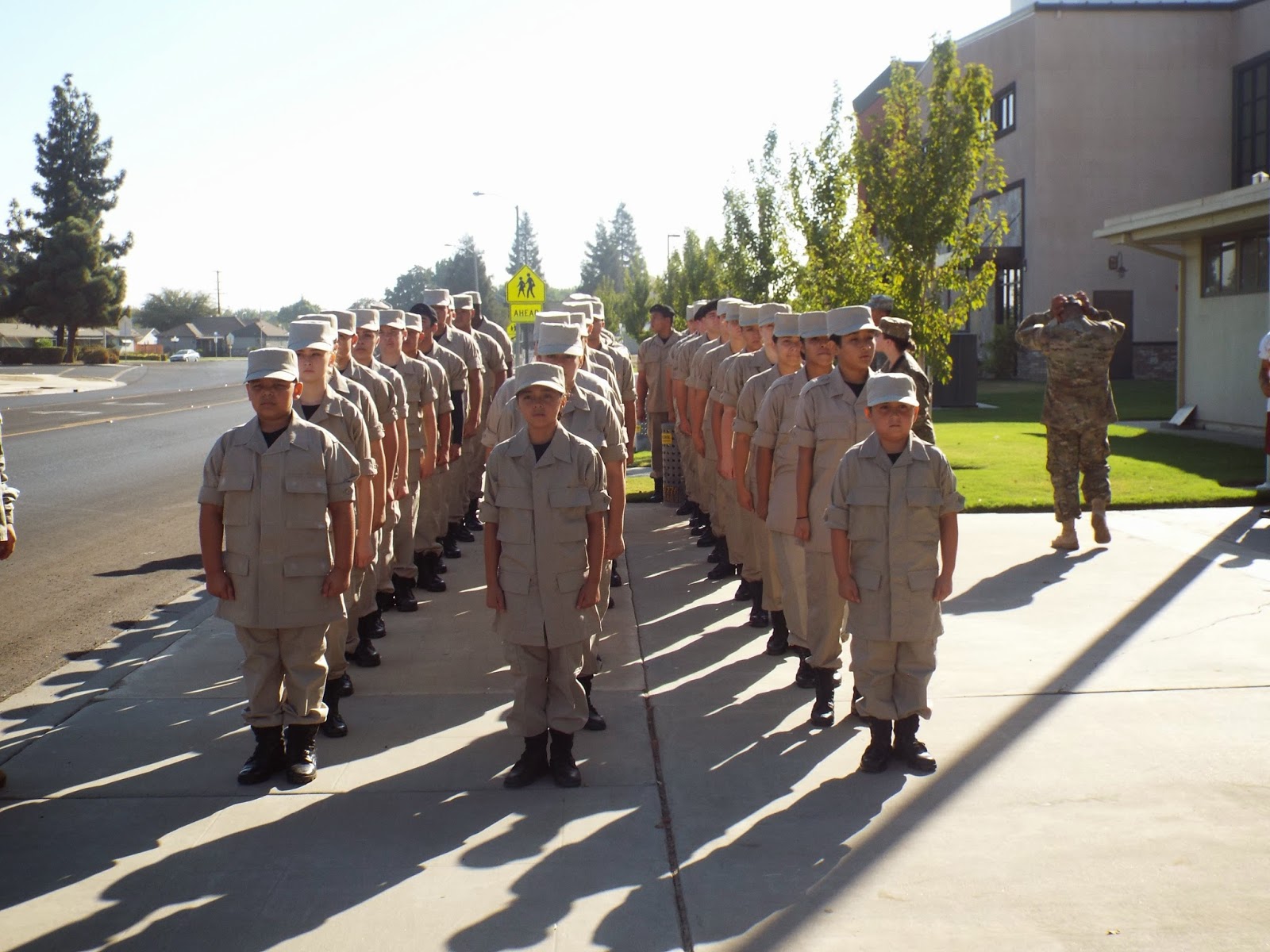 Central Valley Cadets CV Cadets at the Tulare Fair Parade