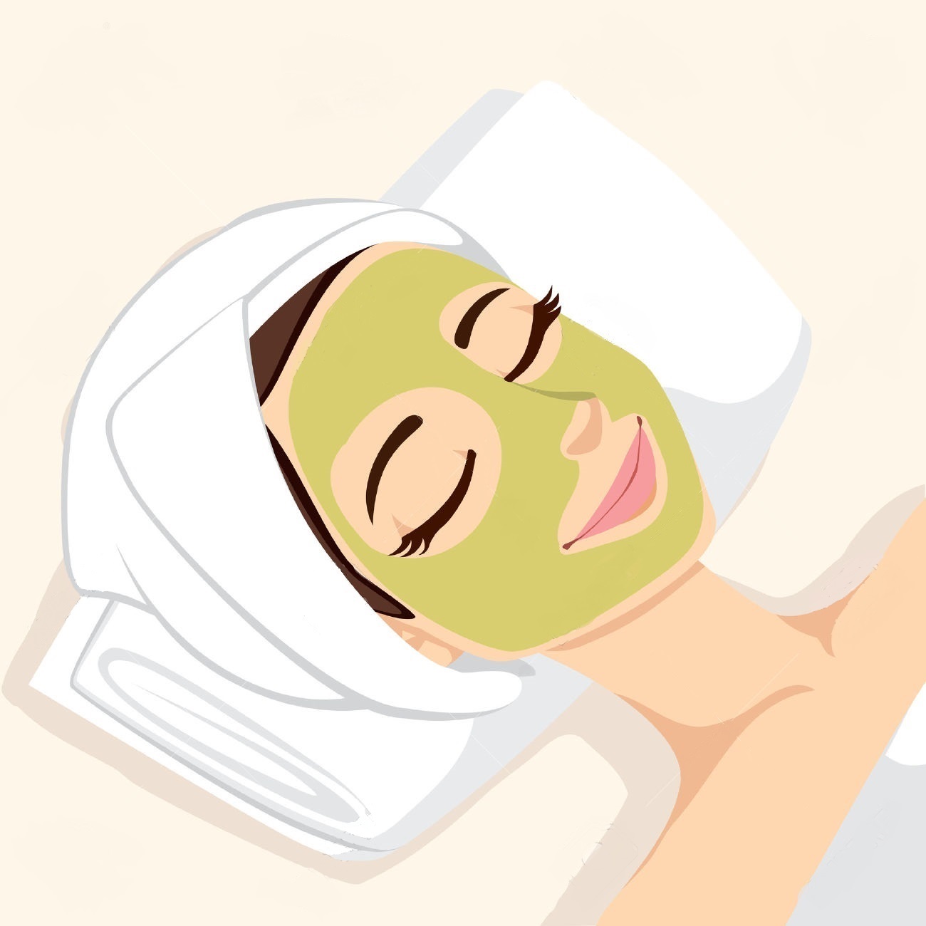 Le masque pour la personne sur les aimants