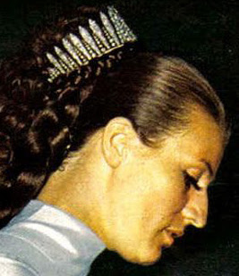 Tiara Mania: Archduchess Maria Theresa of Austria's Habsburg Fringe Tiara austria liechtenstein habsburg diamond fringe tiara kochert princess isabelle