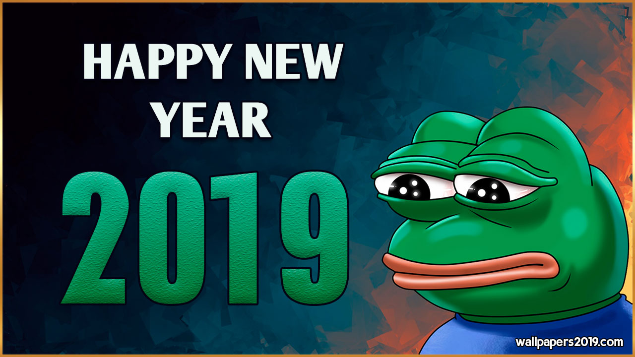 happy new year 2019 frog meme happy new year 2019 frog meme